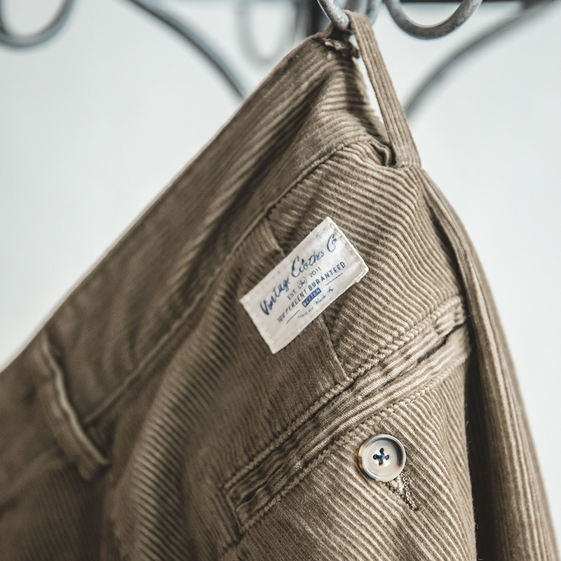 Maden celana lurus Vintage pri - Corduroy Pant Warm ulasan dan harga