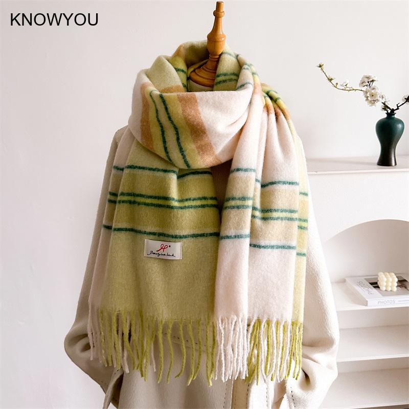 Syal Tebal Hangat Musim Dingin - Cashmere Pashmina Wrap ulasan dan harga