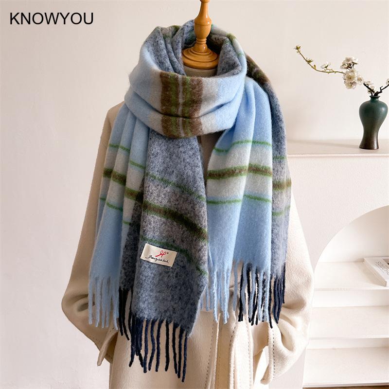 Syal Tebal Hangat Musim Dingin - Cashmere Pashmina Wrap ulasan dan harga