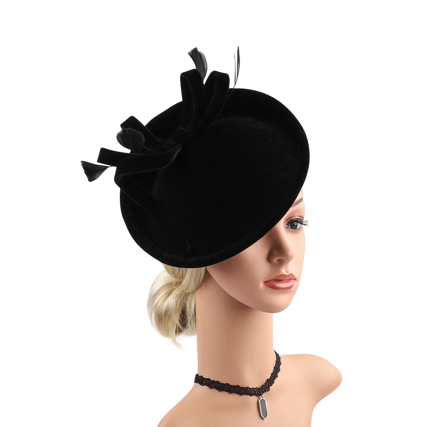 Topi Fascinator Beludru Beludr - Winter Headband Fleece ulasan dan harga