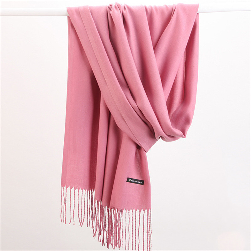 Syal Wanita Solid Kasmir Peras - Cashmere Pashmina Wrap ulasan dan harga