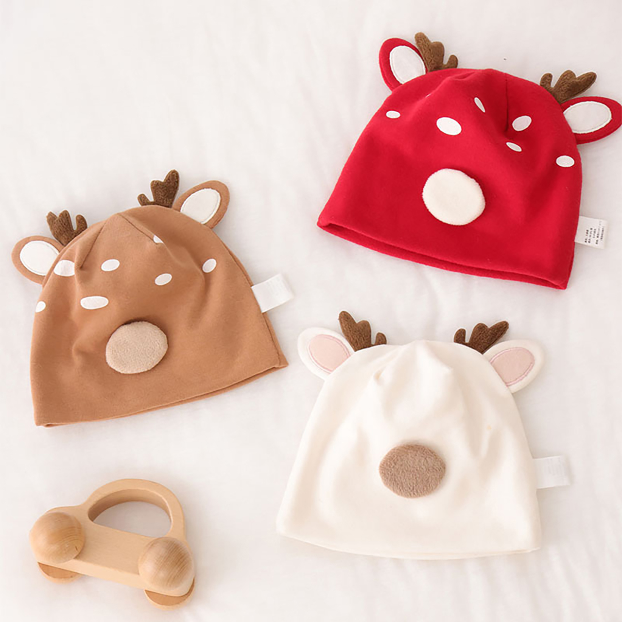 Topi Bayi Rusa Kecil yang Lucu - Knit Beanie Hat Warm ulasan dan harga