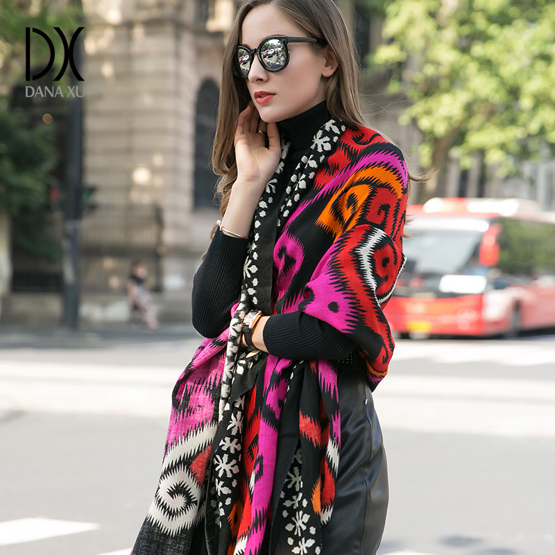 Syal dan Syal Modis Wanita Mer - Cashmere Pashmina Wrap ulasan dan harga