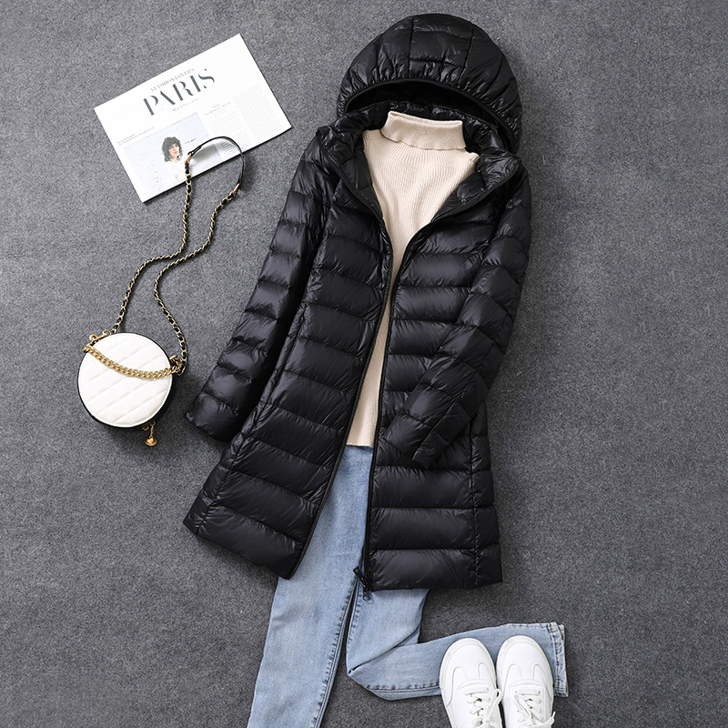 Topi Wanita Kantor Panjang X W - Down Jacket Packable ulasan dan harga