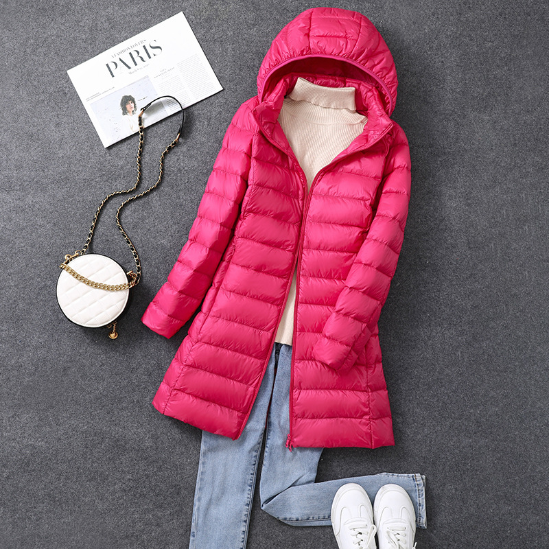 Topi Wanita Kantor Panjang X W - Down Jacket Packable ulasan dan harga