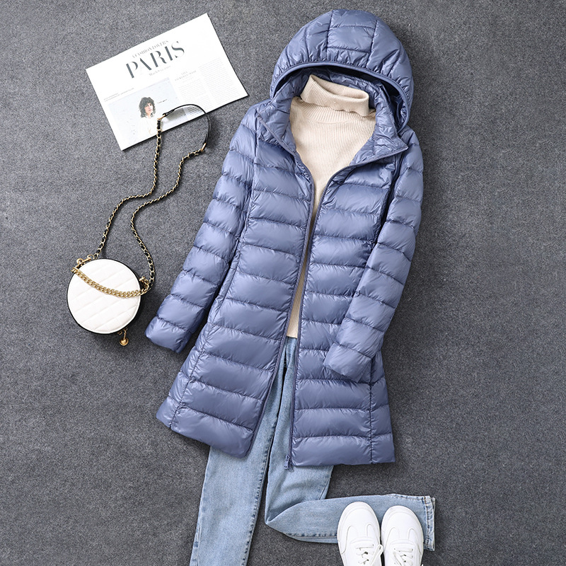 Topi Wanita Kantor Panjang X W - Down Jacket Packable ulasan dan harga