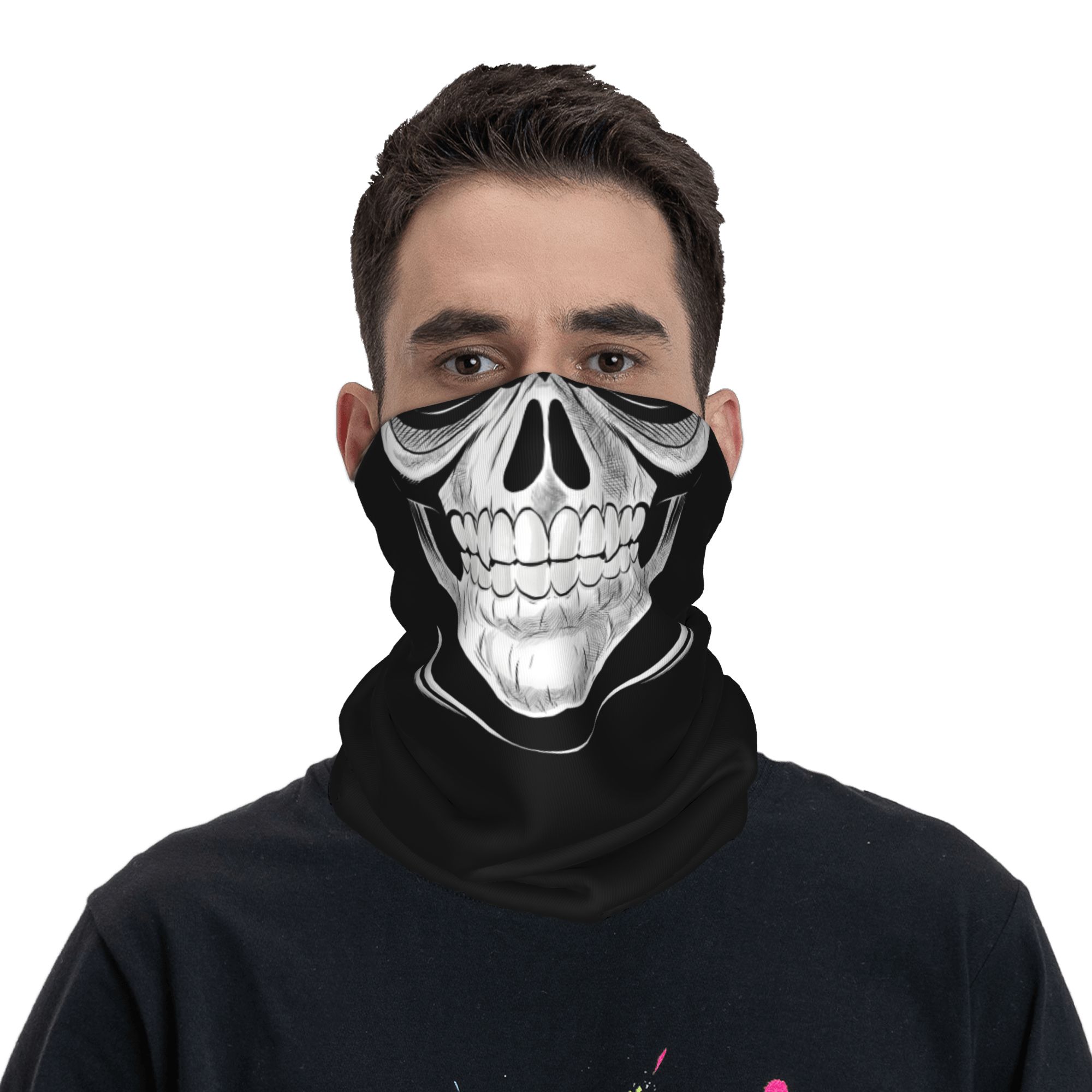 Penutup Leher Masker Seamless  - Neck Gaiter Fleece ulasan dan harga