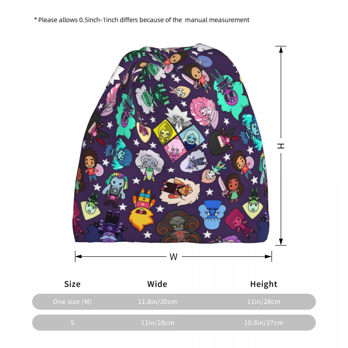 Crystal Gems Steven Universe B - Knit Beanie Hat Warm ulasan dan harga