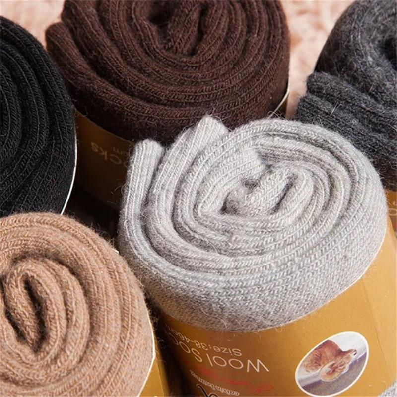 4 pasang/lot kaus kaki termal  - Thermal Sock Wool ulasan dan harga