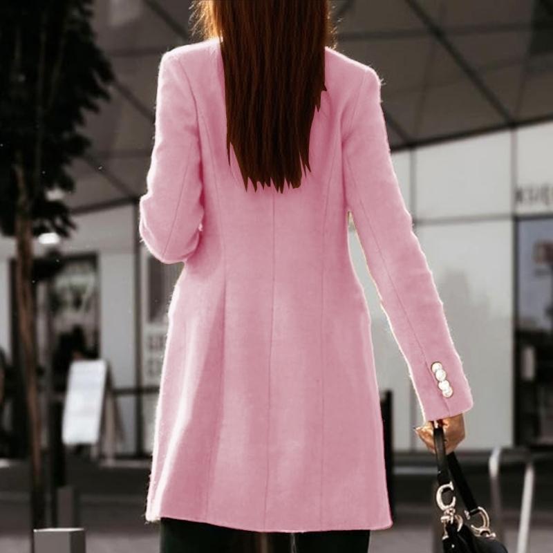 Mantel Musim Gugur Musim Dingi - Wool Coat Peacoat ulasan dan harga