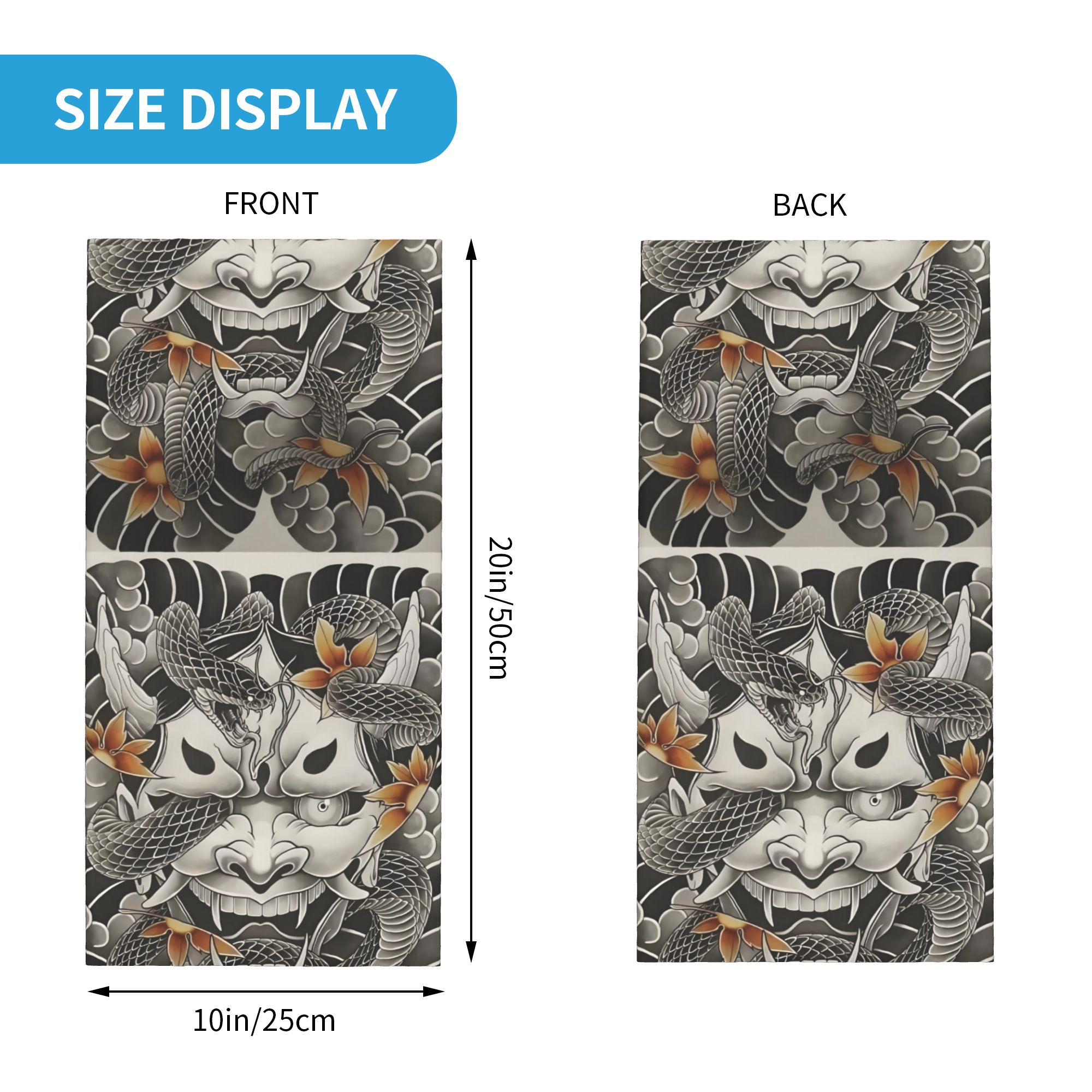 Bandana Penutup Leher Samurai  - Neck Gaiter Fleece ulasan dan harga