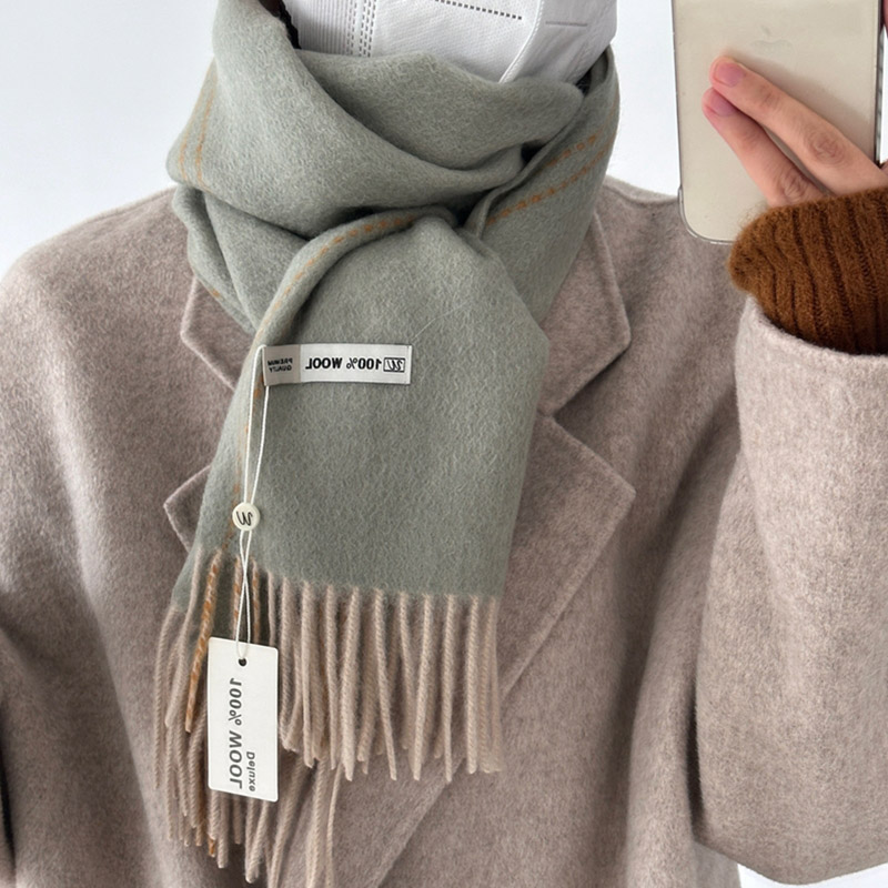 Syal wol 100% kualitas bagus e - Wool Scarf Men ulasan dan harga
