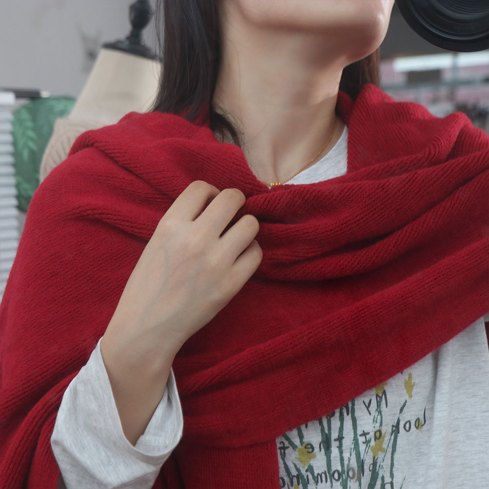 Syal Wol Pria Warna Solid Berk - Wool Scarf Men ulasan dan harga