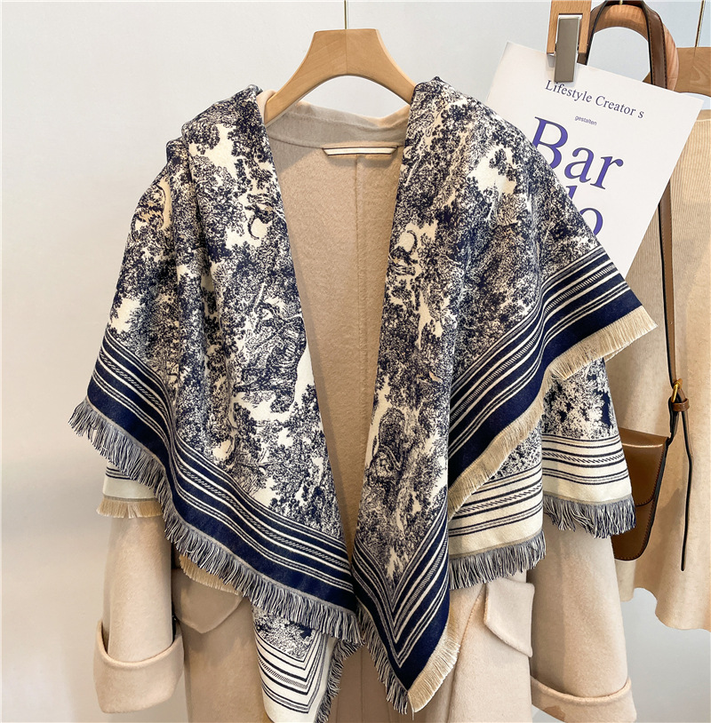 Syal mewah wanita paduan kasmi - Cashmere Pashmina Wrap ulasan dan harga