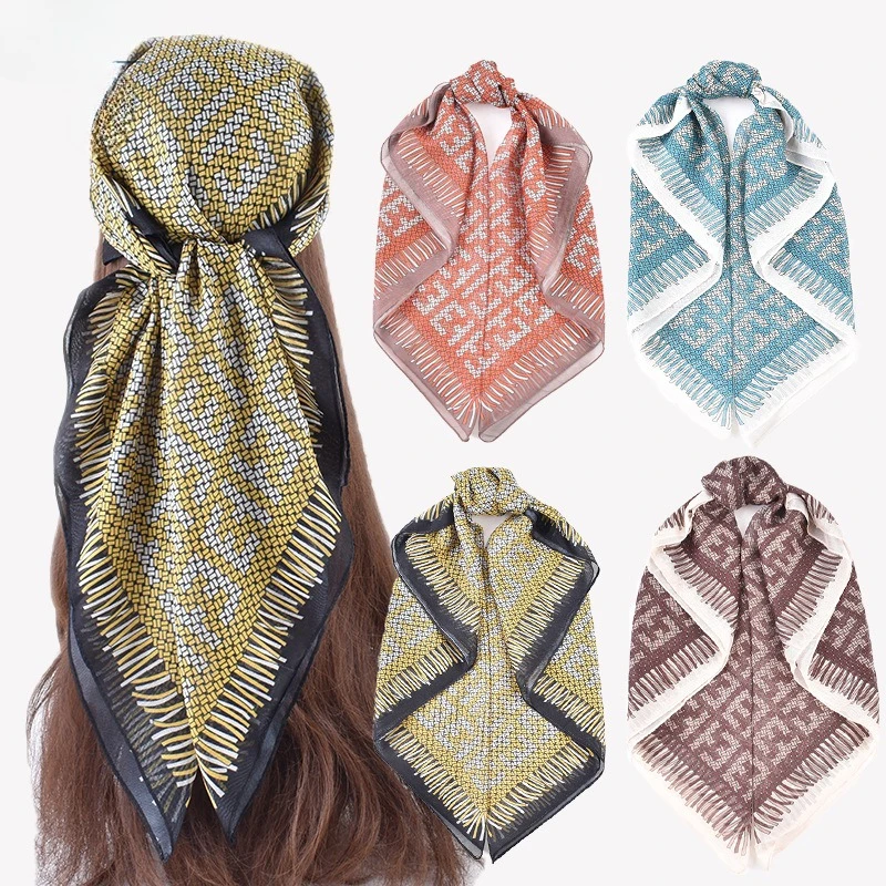Syal Sutra Mewah Ringan Bermot - Shawl Wrap Winter ulasan dan harga