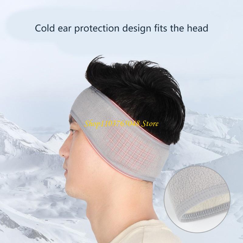R53E Fleece Ear Warmer Winter  - Winter Headband Fleece ulasan dan harga