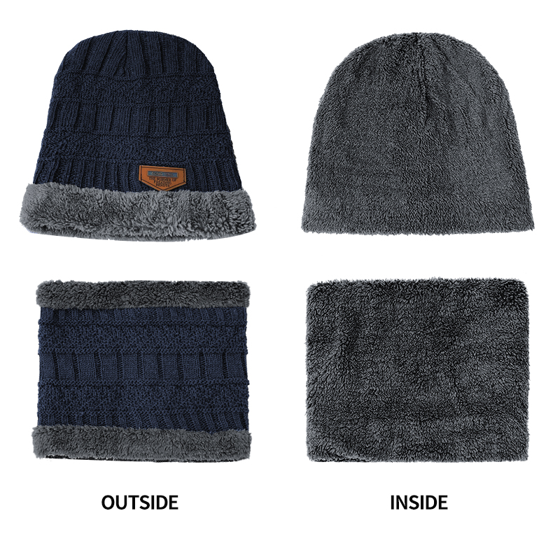 Topi Beanie Musim Dingin Baru  - Wool Scarf Men ulasan dan harga