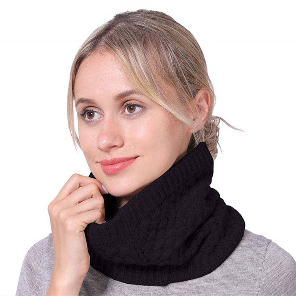 Syal rajut syal leher Wanita W - Wool Scarf Men ulasan dan harga