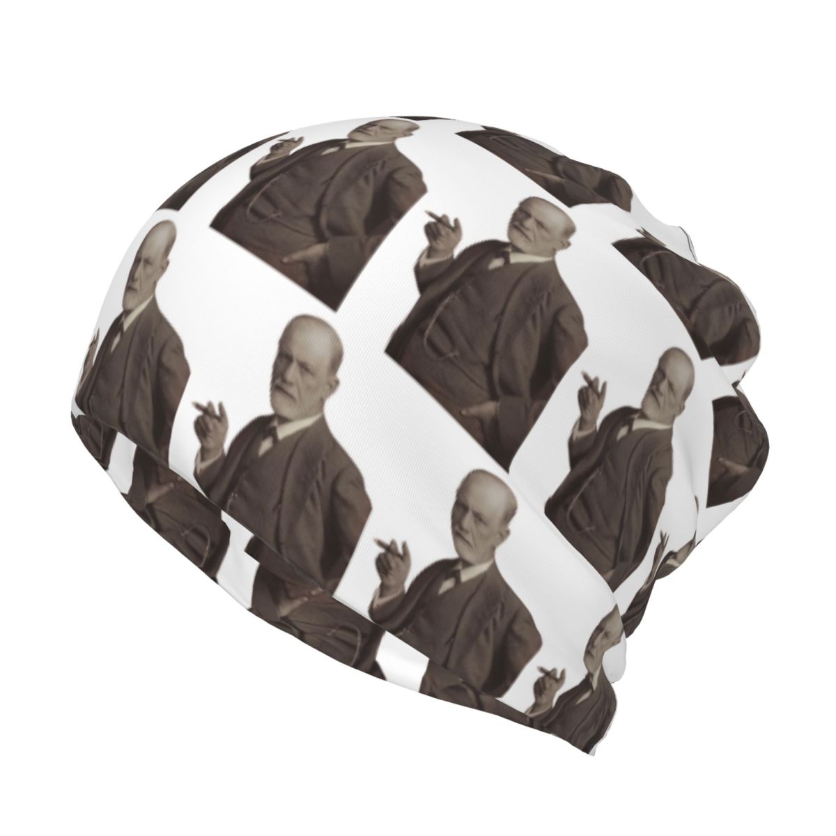 Freud dengan Cigar Blush Pink  - Knit Beanie Hat Warm ulasan dan harga