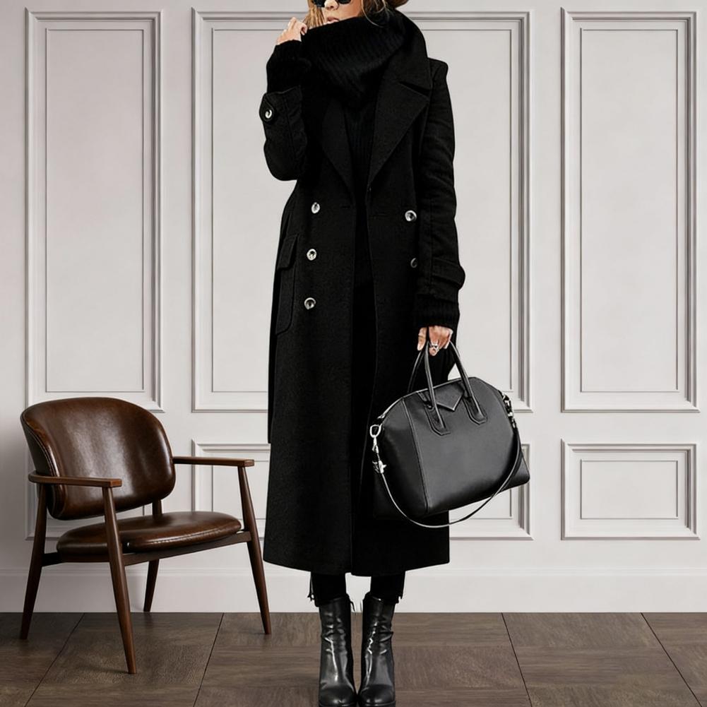 Mantel Wanita Mantel Trench Wa - Wool Coat Peacoat ulasan dan harga