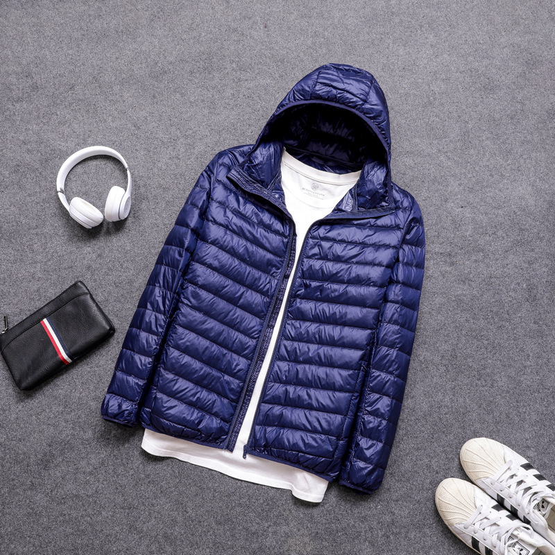 Jaket hoodie pria, jaket hoodi - Down Jacket Packable ulasan dan harga