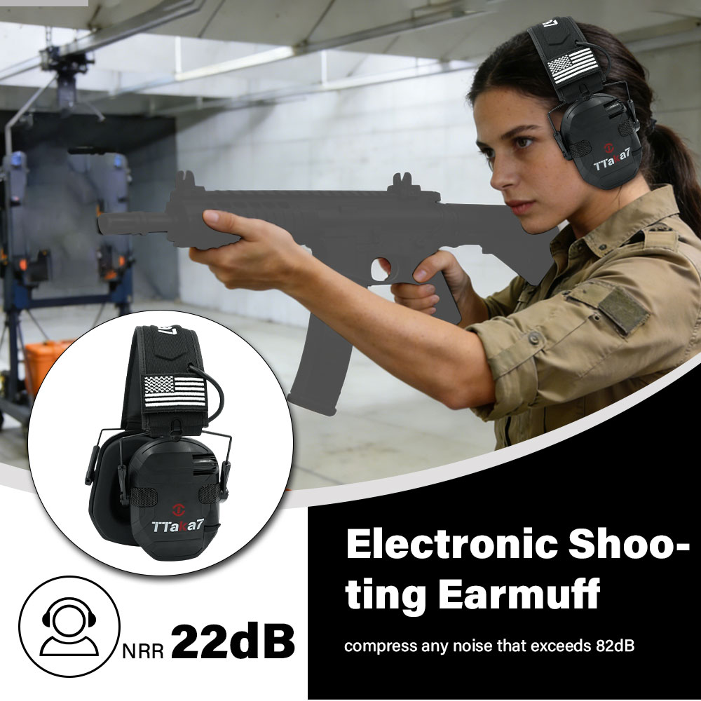 W1/W3 Headset Elektronik Lipat - Earmuffs Foldable ulasan dan harga