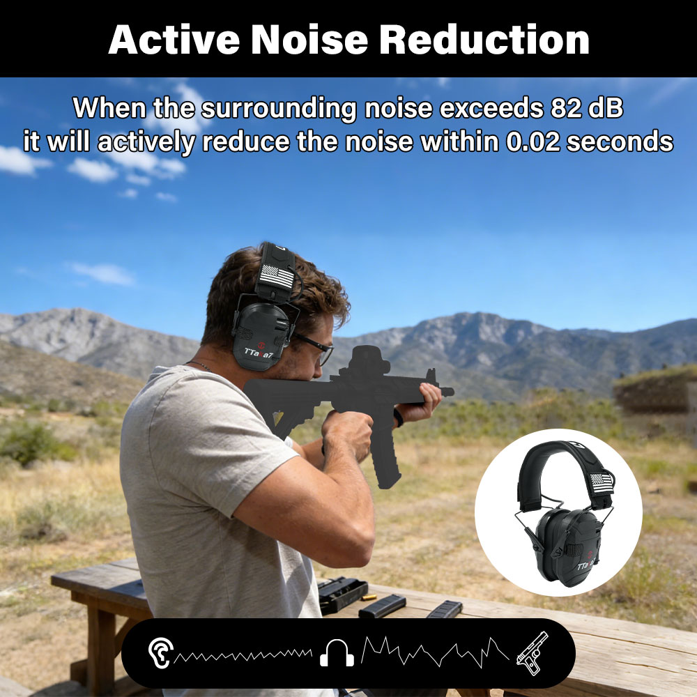 W1/W3 Headset Elektronik Lipat - Earmuffs Foldable ulasan dan harga