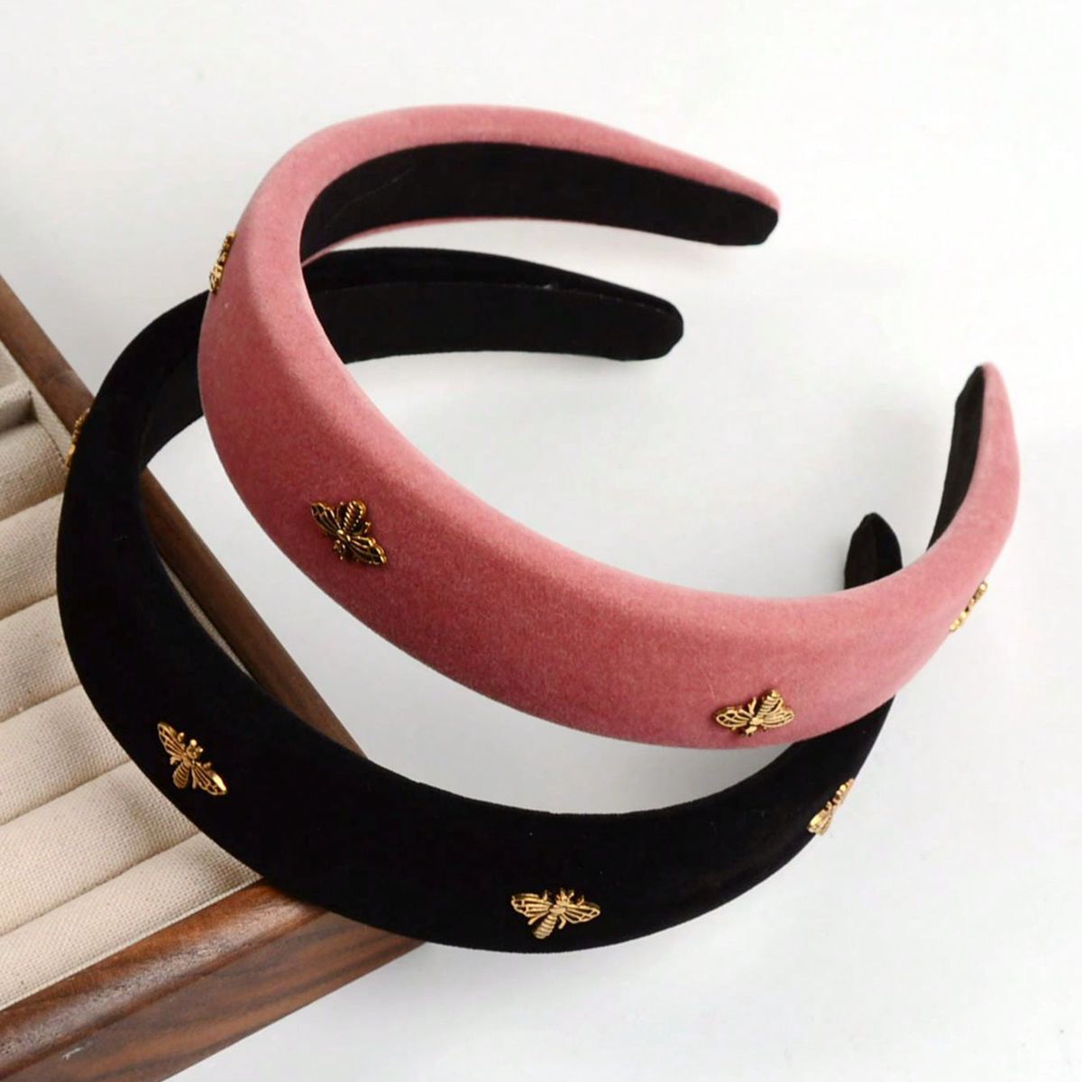 Ikat Kepala Beludru Hitam Litt - Winter Headband Fleece ulasan dan harga