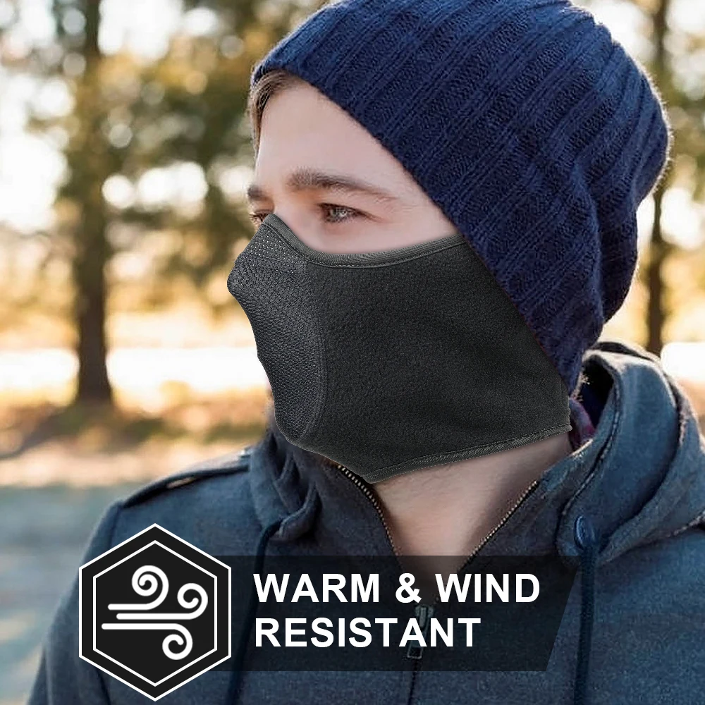 Masker Wajah cuaca dingin Pria - Fleece Ear Warmer Band ulasan dan harga