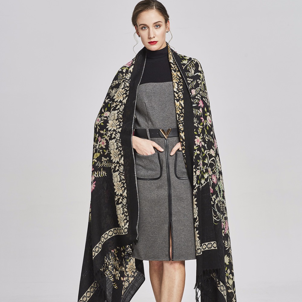 Syal Merek Mewah Wanita Pria K - Wool Scarf Men ulasan dan harga