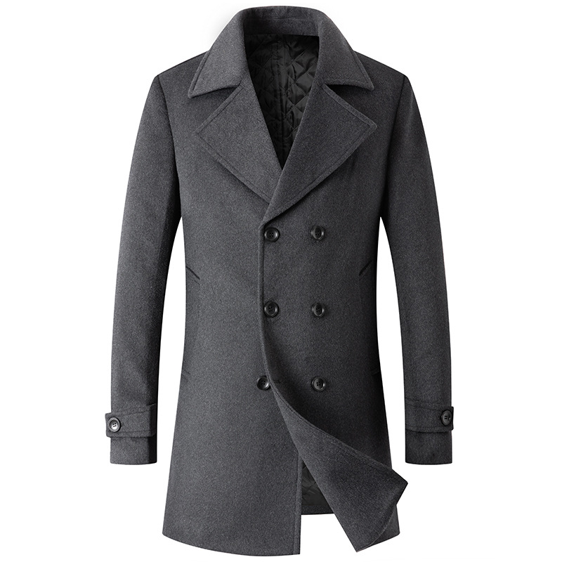 Mantel berkancing dua baris ja - Wool Coat Peacoat ulasan dan harga